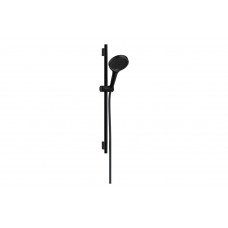 Душевой набор Hansgrohe Rainfinity 130 3jet EcoSmart Puro S 65 см, черный матовый (28746670)