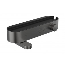 Термостат Hansgrohe ShowerTablet Select 412 мм для ванни, чорний хром шліфований (24340340)