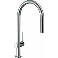 Змішувач Hansgrohe Talis M54 210 2jet кухонний ECO з витяжним виливом, хром (72842000)