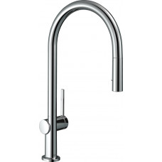 Смеситель Hansgrohe Talis M54 210 2jet кухонный ECO с выдвижным изливом, хром (72842000)
