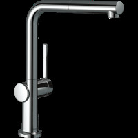 Смеситель Hansgrohe Talis M54 270 1jet кухонный ECO с вытяжным изливом, хром (72845000)
