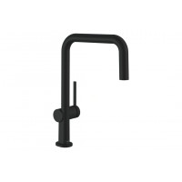 Змішувач Hansgrohe Talis M54 U 220 EcoSmart кухонний, чорний матовий (72844670)