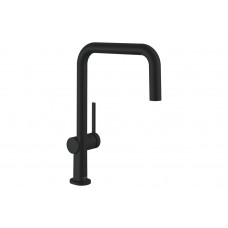 Смеситель Hansgrohe Talis M54 U 220 EcoSmart кухонный, черный матовый (72844670)