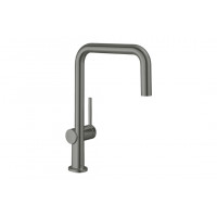 Змішувач Hansgrohe Talis M54 U 220 кухонний, чорний хром шліфований (72806340)