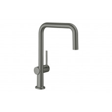 Смеситель Hansgrohe Talis M54 U 220 кухонный, черный хром шлифованный (72806340)