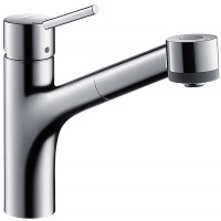 Змішувач Hansgrohe Talis S для кухні з витяжним душем, хром (32841000)