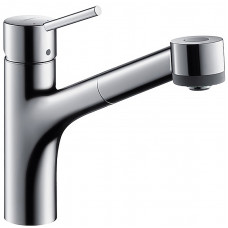 Смеситель Hansgrohe Talis S для кухни с выдвижным душем, хром (32841000)