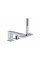 Смеситель Hansgrohe Tecturis E врезной на край ванны на 3 отверстия с sBox, хром (73443000)