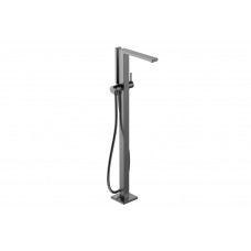 Смеситель Hansgrohe Tecturis E для ванны напольный, черный хром шлифованный (73445340)