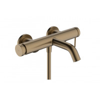 Смеситель Hansgrohe Tecturis S для ванны, бронза шлифованная (73422140)