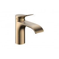 Змішувач Hansgrohe Vivenis 80 CoolStart для умивальника без донного клапана, бронза шліфована (75015140)