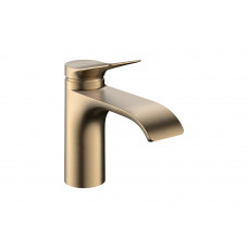 Змішувач Hansgrohe Vivenis 80 CoolStart для умивальника без донного клапана, бронза шліфована (75015140)