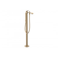 Смеситель Hansgrohe Vivenis для ванны напольный, черный хром шлифованный (75445340)