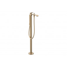 Смеситель Hansgrohe Vivenis для ванны напольный, черный хром шлифованный (75445340)