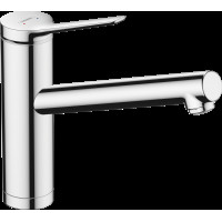 Смеситель Hansgrohe Zesis M33 160 1jet кухонный установка перед окном, хром (74805000)