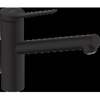 Змішувач Hansgrohe Zesis M33 150 1jet кухонний, чорний матовий (74802670)