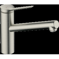 Змішувач Hansgrohe Zesis M33 150 1jet кухонний, нержавіюча сталь (74802800)