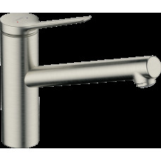 Смеситель Hansgrohe Zesis M33 150 1jet кухонный, нержавеющая сталь (74802800)