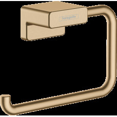 Бумагодержатель Держатель бумаги Hansgrohe AddStoris, бронза шлифованная (41771140)