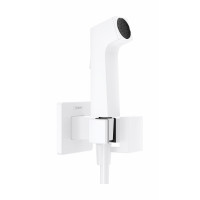 Комплект гигиенического душа Hansgrohe E EcoSmart+ на смешанную воду, MattWhite, белый матовый (29233700)