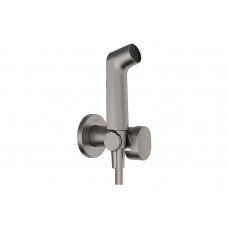Комплект гигиенического душа Hansgrohe S EcoSmart+ на смешанную воду, черный хром шлифованный (29232340)
