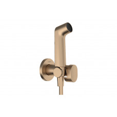 Комплект гигиенического душа Hansgrohe S EcoSmart+ на смешанную воду, бронза шлифованная (29232140)