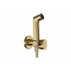Комплект гигиенического душа Hansgrohe S EcoSmart+ на смешанную воду, золото полированное (29232990)