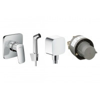 Комплект гигиенического душа Hansgrohe Logis E, лейка, хром (20200025)