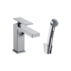 Смеситель Hansgrohe Tecturis E 110 для умывальника с гигиенической лейкой, хром (73210000)