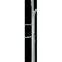 Душевая штанга Hansgrohe Unica E 150 см с шлангом 160 см и полками Сhrome, хром (27645000)