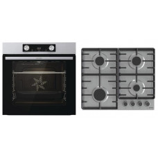 Газовый духовой шкаф Gorenje SET_BO6737E02XK_G642ABX