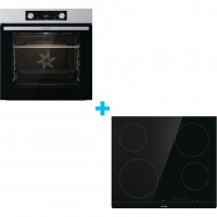 Электрический духовой шкаф Gorenje SET_BO6737E02X_ECT41SC