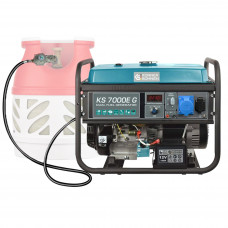 Комбинированный генератор Газобензиновый генератор Könner & Söhnen KS 7000E G LPG