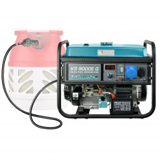 Комбинированный генератор Газобензиновый генератор Könner & Söhnen KS 9000E G LPG