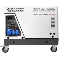 Інверторний генератор Інверторний генератор Könner & Söhnen KS 6500iDE S ATSR у шумозахисному кожусі
