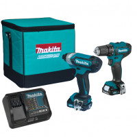 Шуруповерт Набір акумуляторного інструменту Makita CLX224SA CXT