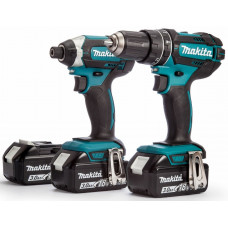 Шуруповерт Набор аккумуляторного инструмента Makita DLX2131JX1 LXT