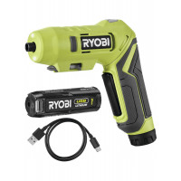 Шуруповерт Аккумуляторная отвертка Ryobi USB Lithium RSDP4-120G