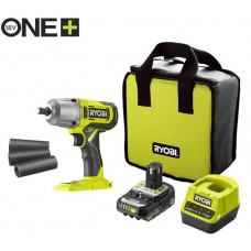 Шуруповерт Аккумуляторный ударный гайковерт Ryobi ONE+ RIW18-1C20SA3