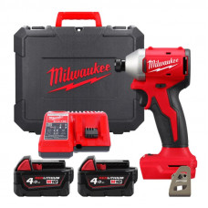 Шуруповерт Аккумуляторный ударный винтоверт Milwaukee M18 BLIDRC-402C