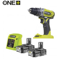 Шуруповерт Акумуляторний ударний дриль-шуруповерт Ryobi ONE+ R18PD2-215G