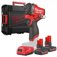 Шуруповерт Аккумуляторный ударный гайковерт Milwaukee M12 FCIWF12G3-502X