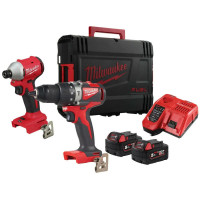 Шуруповерт Набор аккумуляторного инструмента Milwaukee M18 BLPP2A3-502X
