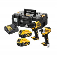 Шуруповерт Набір акумуляторного інструменту DeWALT дриль-шурупокрут DCD709 шурупокрут ударний DCF809 акб 2х4А·год ЗП кейс