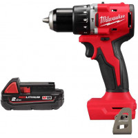 Шуруповерт Акумуляторний ударний дриль-шуруповерт Milwaukee M18 BLPDRC-0