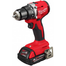 Шуруповерт Аккумуляторный дрель-шуруповерт Milwaukee M18 BLDDRC-202C