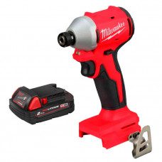 Шуруповерт Аккумуляторный ударный винтоверт Milwaukee M18 BLIDRC-0