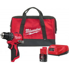 Шуруповерт Аккумуляторный дрель-шуруповерт Milwaukee M12 BLDDRC-201BRF