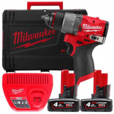 Шуруповерт Аккумуляторный дрель-шуруповерт Milwaukee M12 FDD2-402X