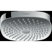 Верхній душ Hansgrohe Croma Select E 180 2jet Showerpipe EcoSmart 9 л/хв хром/білий (26528400)